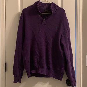 Men’s polo sweater size large